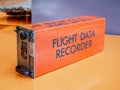 Real after aircraft accident flight data recorder FDR