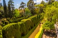 May 2019  Real Alcazar Gardens in Seville Andalucia Spain Royalty Free Stock Photo