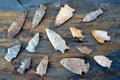 American Indian Arrowheads Royalty Free Stock Photo