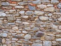 Real antique spanish rubble wall