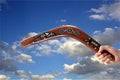 Real Australian Boomerang Royalty Free Stock Photo