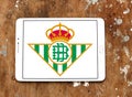 Real Betis soccer club logo Royalty Free Stock Photo