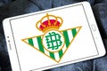 Real Betis soccer club logo Royalty Free Stock Photo