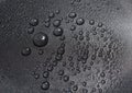 Real Black Water Drops Texture Royalty Free Stock Photo