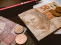 Real - Brazilian Currency. Money, Dinheiro, Brasil, Reais.