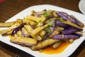 Real chinese food: Yuxiang eggplant casserole.