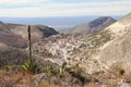 Mountains and Aerial view of Real de catorce, san luis potosi, mexico II Royalty Free Stock Photo