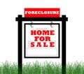 Real easte home for sale sign Royalty Free Stock Photo