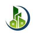 Real Estate, Building and Construction Logo Vector Design.