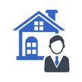 Real Estate Agent Icon