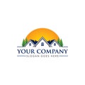 Real Estate Brokerage Logo Template Royalty Free Stock Photo