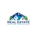 Real Estate Brokerage Logo Template Royalty Free Stock Photo