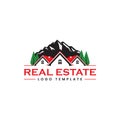 Real Estate Brokerage Logo Template Royalty Free Stock Photo
