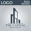 Real Estate, Building, House, Construction and Architecture Logo Vector Design Royalty Free Stock Photo