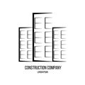 Real Estate Buildings Construction Company Logo Royalty Free Stock Photo
