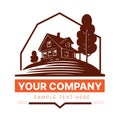 Real Estate Business Logo Template, Building, Property Development, and Construction Logo Vector Design