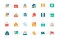 Real Estate Colored Vector Icons 3