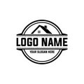 Real estate and construction house building, logo vector