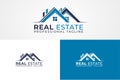 Real estate corporate logo. Real estate logo vector template. Corporate real estate logo