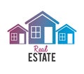 Real estate design, vector illustration. Royalty Free Stock Photo
