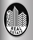 Real estate edifices and residential towers Royalty Free Stock Photo