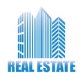 Real estate edifices and residential towers Royalty Free Stock Photo