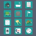 Real Estate Flat icons