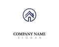 Real estate and home buildings logo icons template