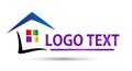 Real Estate House or home Logo design