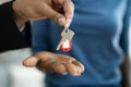 Real Estate House Key Handover Royalty Free Stock Photo