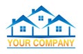 Real Estate House Logo icon for company