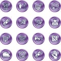 Real Estate Icons Royalty Free Stock Photo