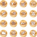 Real Estate Icons Royalty Free Stock Photo