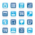 Real Estate Icons Royalty Free Stock Photo