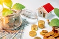 Real estate investment. Saving money concept Royalty Free Stock Photo