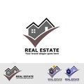 Real estate logo Royalty Free Stock Photo