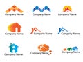 Real estate logo Royalty Free Stock Photo