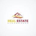 Real Estate Logo Template. Vector Illustrator Eps.10 Royalty Free Stock Photo