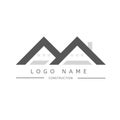 Real estate logo for construction compani Royalty Free Stock Photo