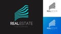 Real estate logo set Royalty Free Stock Photo