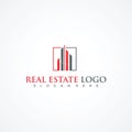 Real estate Logo Template. Vector Illustrator Eps.10 Royalty Free Stock Photo