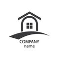 Real estate logo vector icon Royalty Free Stock Photo