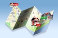 Real Estate Map of Homes for Sale