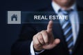 Real Estate Mortgage Property Management Rent Buy concept Royalty Free Stock Photo