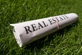Real estate newspaper Royalty Free Stock Photo