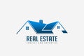 Real Estate Roofs house Logo for Business