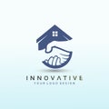 Real Estate Start up logo design Royalty Free Stock Photo
