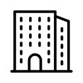 Real estate thin line vector icon