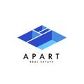 Real estate vector logo design template