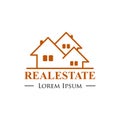 Real estate vector logo.